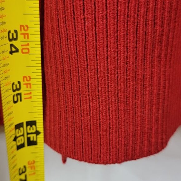 Red & White Striped Open-Front Cardigan | OSFM | Game Day Apparel - Picture 8 of 8